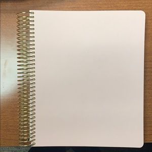 Erin Condren blushed focus planner with gold coil